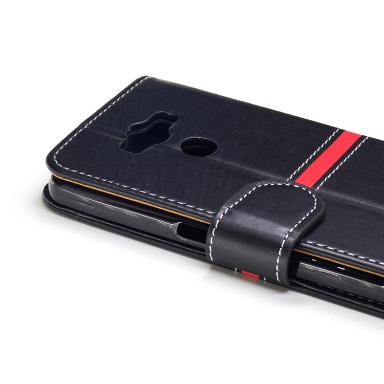 Wallet Leather Stand Case for Elephone P9000 - Black-6