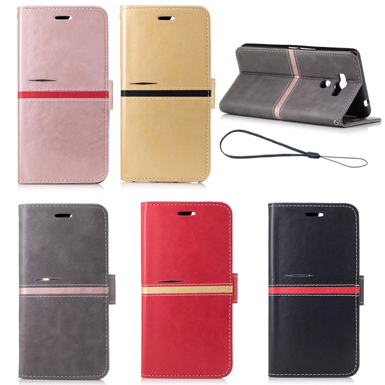 Wallet Leather Stand Case for Elephone P9000 - Black-8