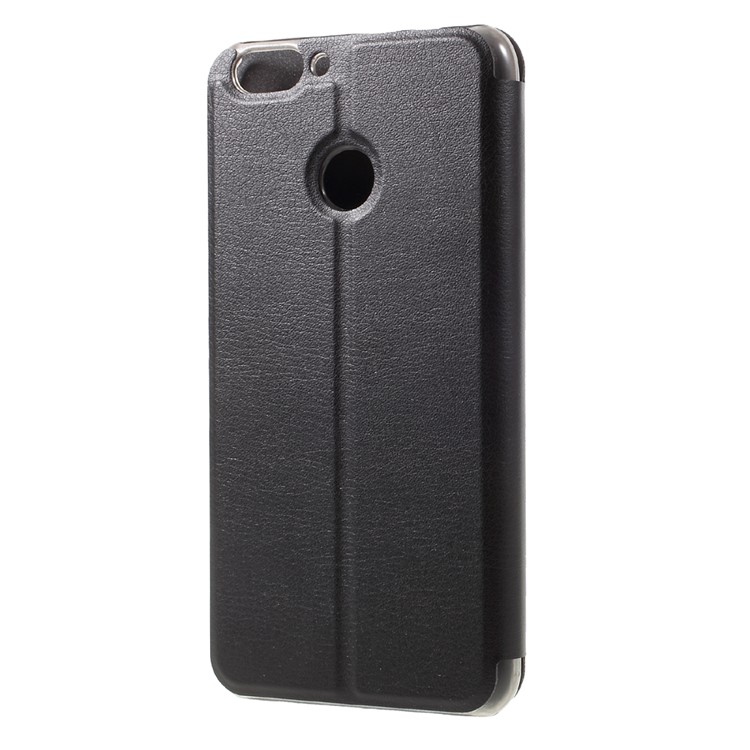 For Oukitel U20 Plus Case Folio Leather Shell - Black-2