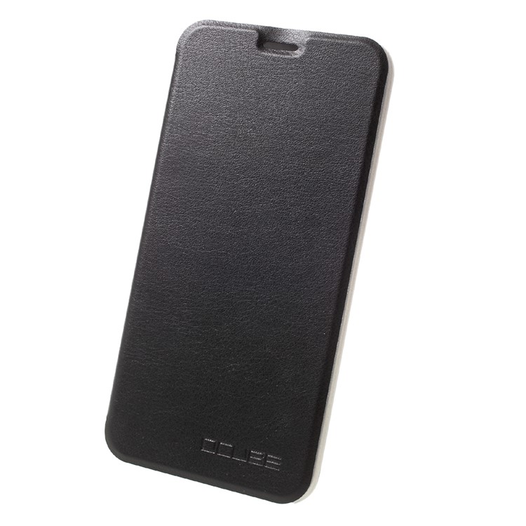 For Oukitel U20 Plus Case Folio Leather Shell - Black-3