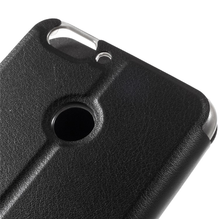 For Oukitel U20 Plus Case Folio Leather Shell - Black-8