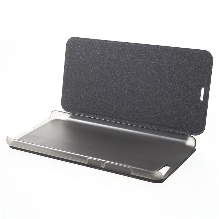 Leather Stand Case for Elephone S7 - Black-5