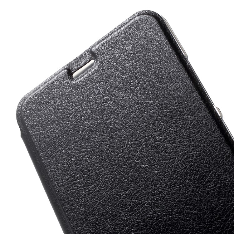 Leather Stand Case for Elephone S7 - Black-6