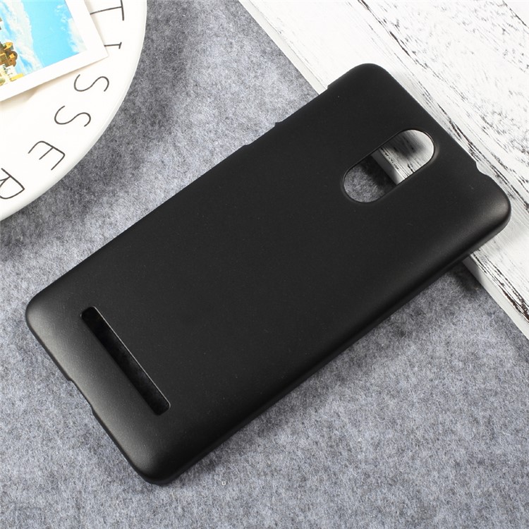 Hard Plastic Back Cell Phone Case for Leagoo M8 - Black-1