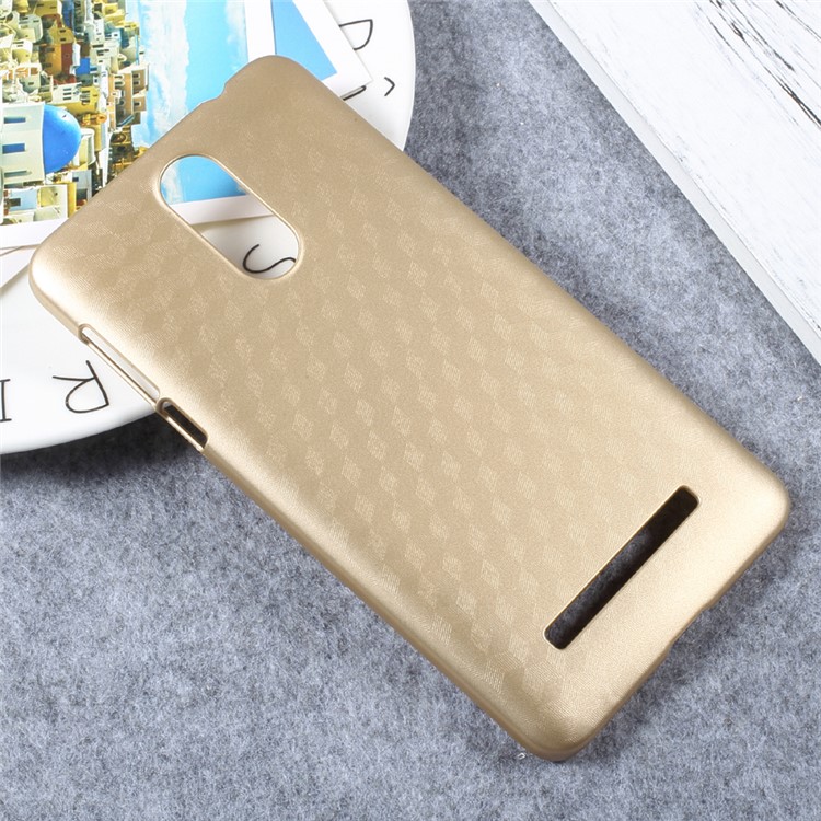 Hard Plastic Back Mobile Phone Casing for Leagoo M8 - Gold-3