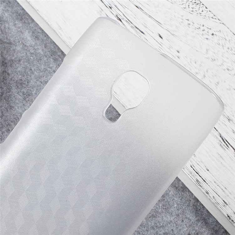 Quadrangle Pattern Hard Plastic Case for Bluboo Mini - Transparent-3
