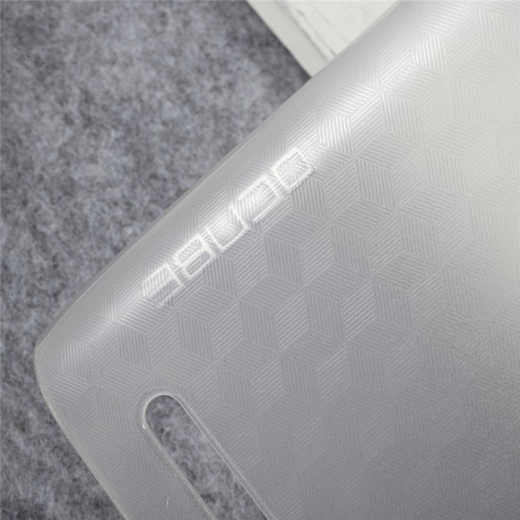 Quadrangle Pattern Hard Plastic Case for Bluboo Mini - Transparent-4