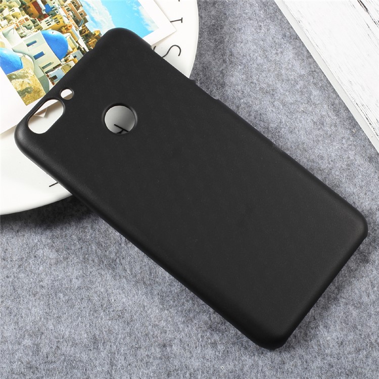 Hard Plastic Back Cell Phone Case for Oukitel U20 Plus - Black-1