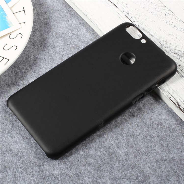 Hard Plastic Back Cell Phone Case for Oukitel U20 Plus - Black-2