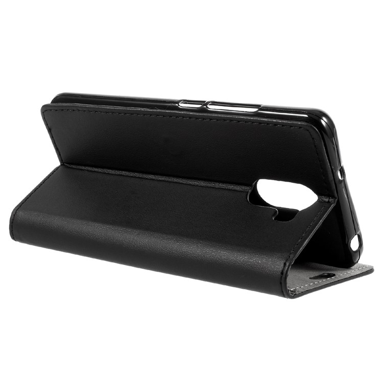 For Wileyfox Swift 2 Magnetic Wallet Stand Leather Cover Case - Black-5