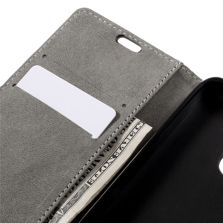 For Wileyfox Swift 2 Magnetic Wallet Stand Leather Cover Case - Black-9