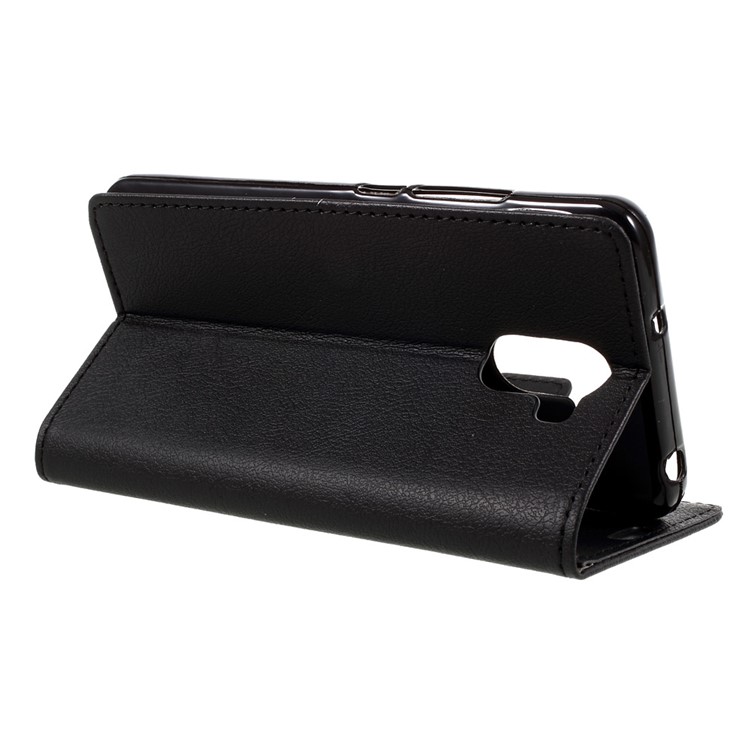 Faux Leather Wallet Protection Phone Case for Wileyfox Swift 2 - Black-5