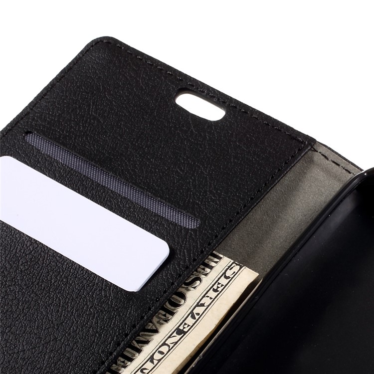 Faux Leather Wallet Protection Phone Case for Wileyfox Swift 2 - Black-7
