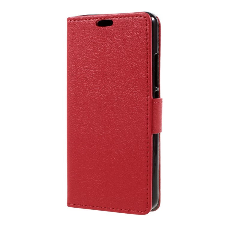 Magnetic Leather Wallet Cell Phone Cover for Wileyfox Swift 2 - Red-2