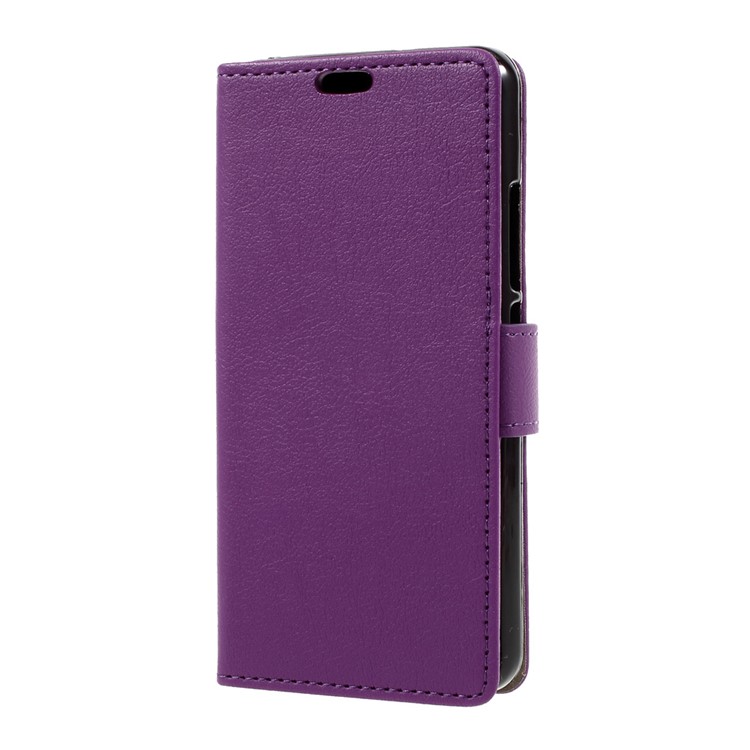 Wallet Stand Leather Mobile Casing Accessory for Wileyfox Swift 2 - Purple-2