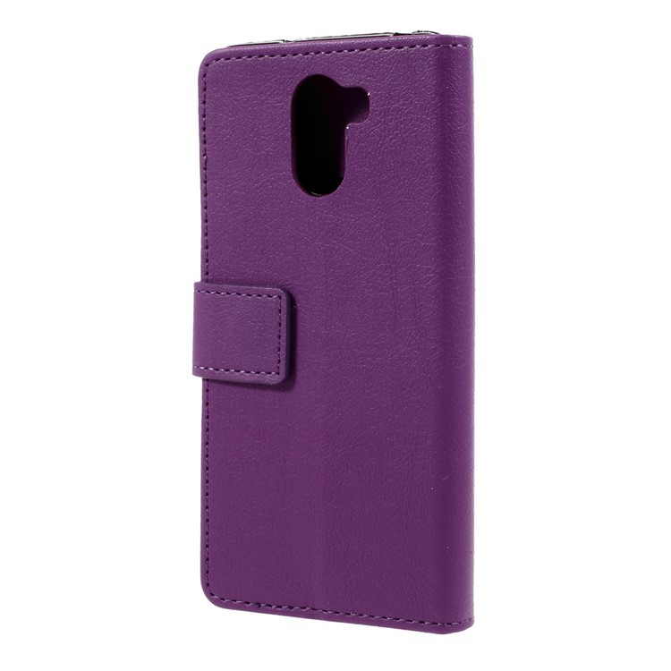 Wallet Stand Leather Mobile Casing Accessory for Wileyfox Swift 2 - Purple-3