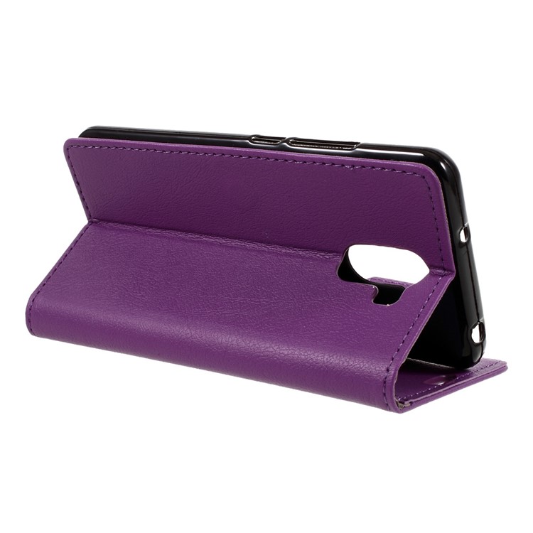 Wallet Stand Leather Mobile Casing Accessory for Wileyfox Swift 2 - Purple-5