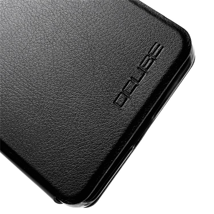 OCUBE PU Leather Stand Flip Cover for Leagoo M8 - Black-8