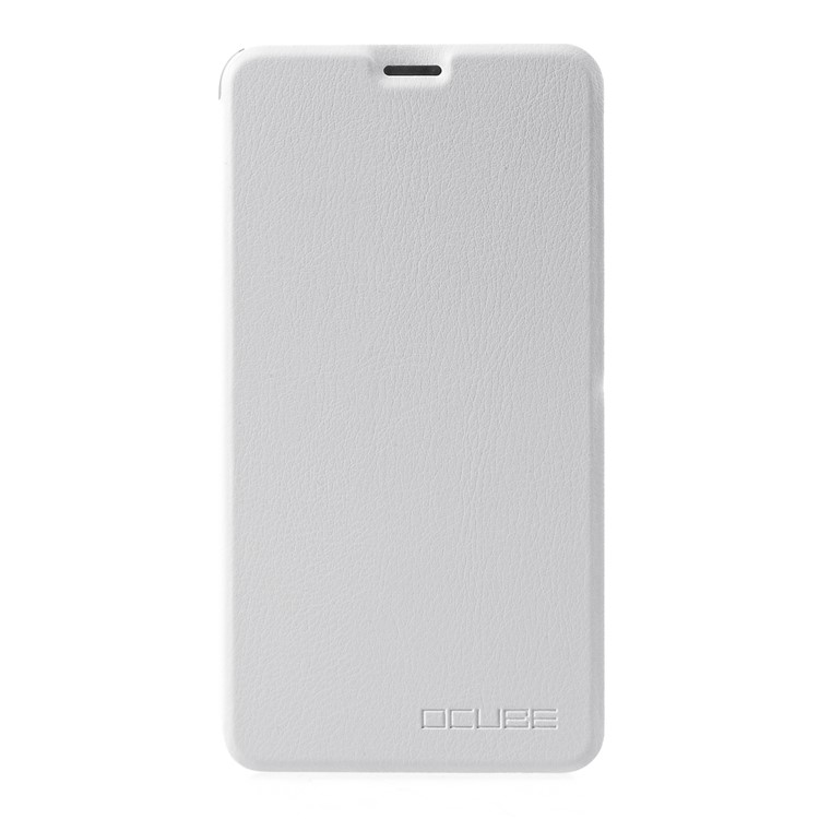 OCUBE PU Leather Stand Phone Casing for Leagoo M8 - White-1