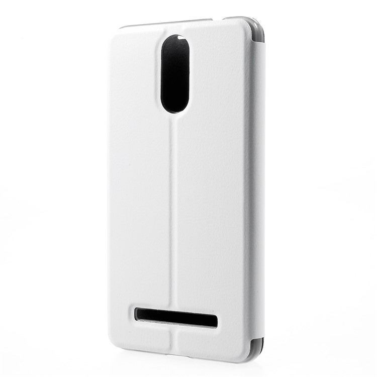 OCUBE PU Leather Stand Phone Casing for Leagoo M8 - White-3