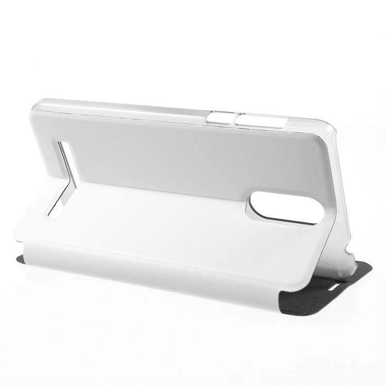 OCUBE PU Leather Stand Phone Casing for Leagoo M8 - White-4
