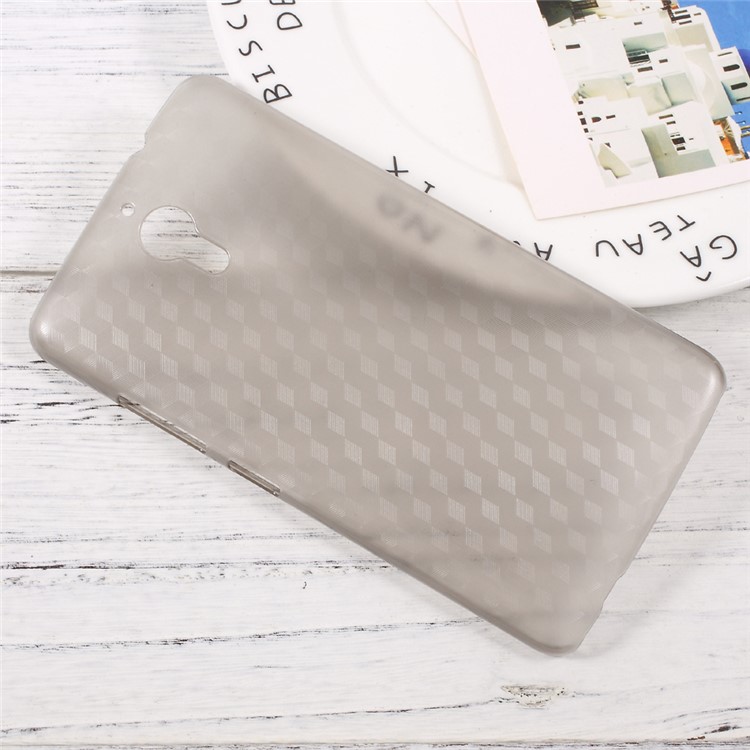 For PPTV KING 7 / 7s Geometric Pattern PU Back Cover Case - Grey-3