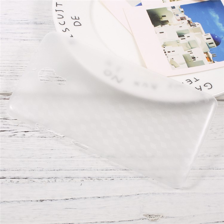 For PPTV KING 7 / 7s Geometric Pattern PU Cell Phone Case - Transparent-3