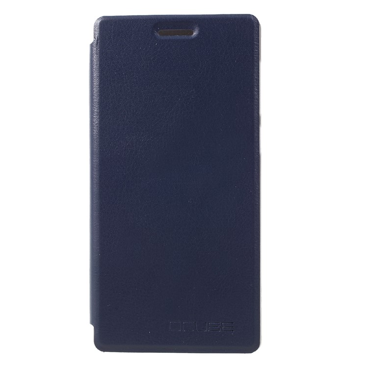 Leather Stand Cell Phone Case Cover for Vernee Apollo - Dark Blue-3