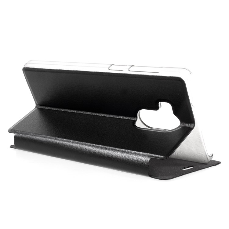 Flip Leather Stand Phone Case Shell for Vernee Apollo - Black-5