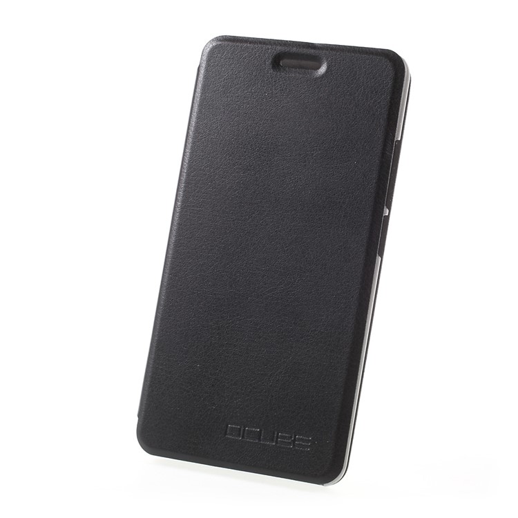 Mobile Phone Leather Case with Stand for Oukitel C5 Pro - Black-1