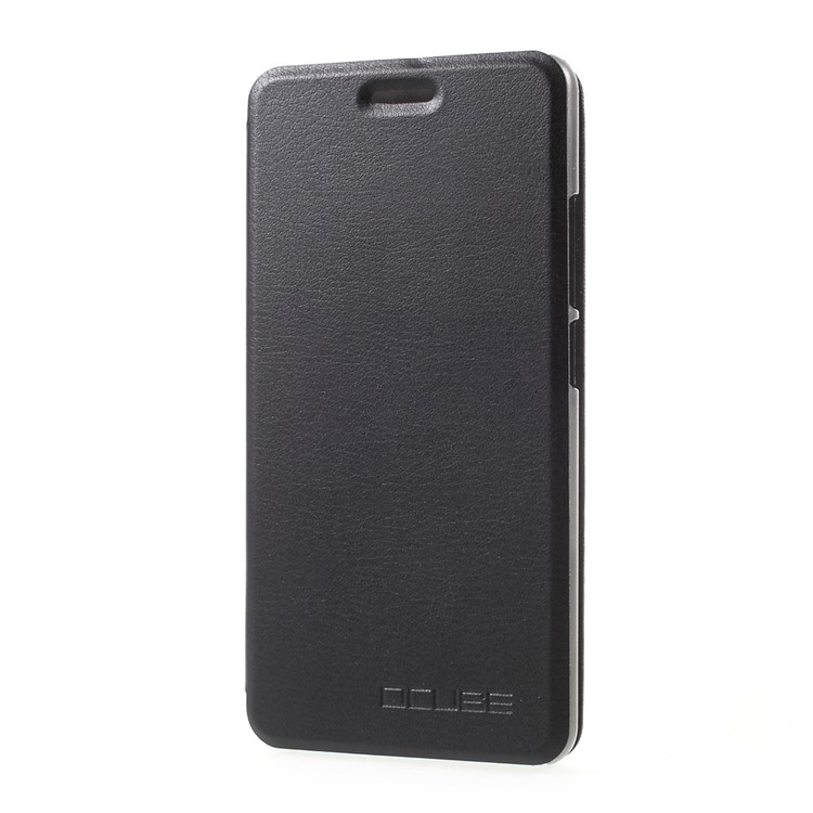 Mobile Phone Leather Case with Stand for Oukitel C5 Pro - Black-2