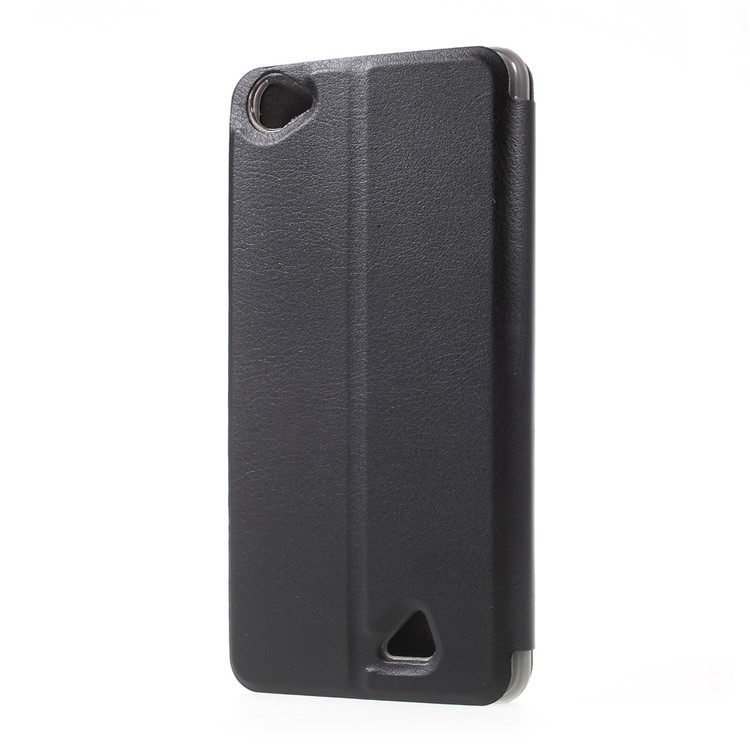 Mobile Phone Leather Case with Stand for Oukitel C5 Pro - Black-3