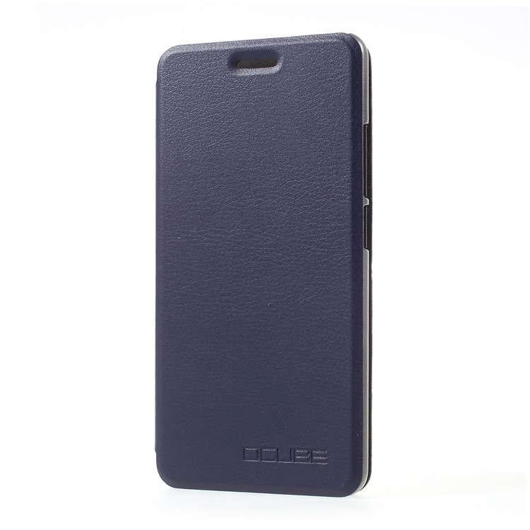 Mobile Phone Leather Shell Cover with Stand for Oukitel C5 Pro - Dark Blue-2