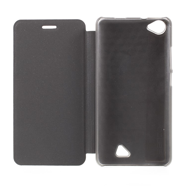 Mobile Phone Leather Shell Cover with Stand for Oukitel C5 Pro - Dark Blue-6