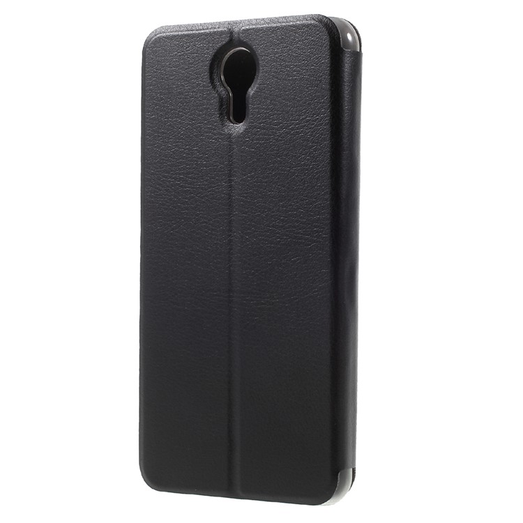 Mobile Phone Leather Shell with Stand for Ulefone Power 2 - Black-2