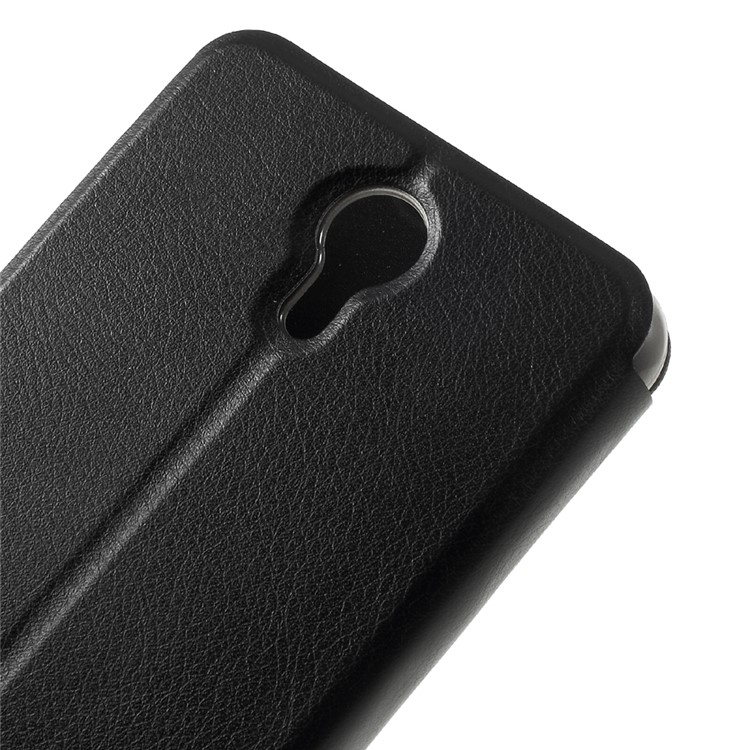 Mobile Phone Leather Shell with Stand for Ulefone Power 2 - Black-7