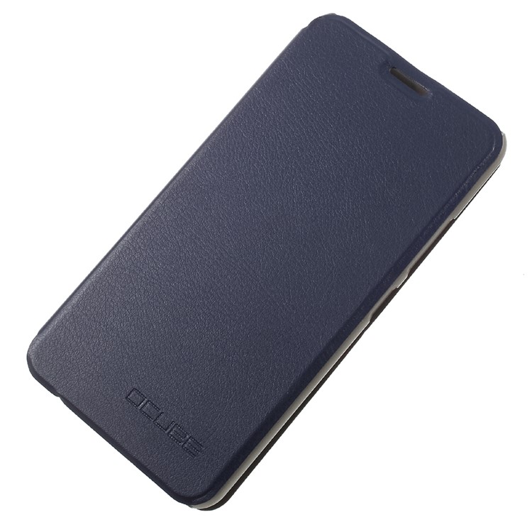 Mobile Phone Leather Cover with Stand for Ulefone Power 2 - Dark Blue-3
