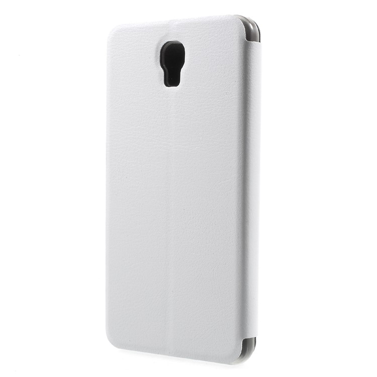 OCUBE PU Leather Stand Phone Casing for Oukitel K6000 Plus - White-2