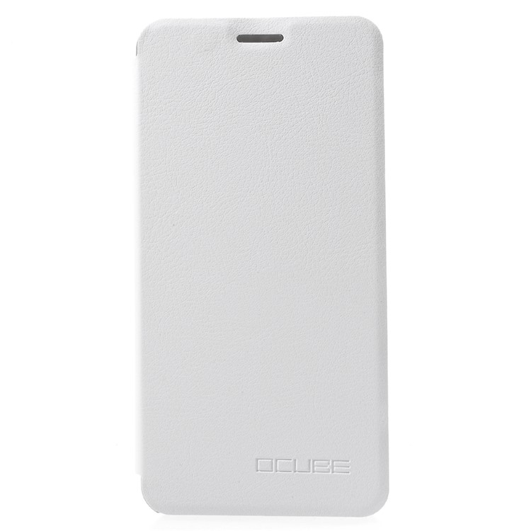 OCUBE PU Leather Stand Phone Casing for Oukitel K6000 Plus - White-3