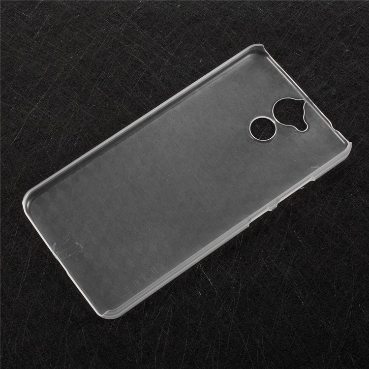 Anti-scratch Plastic Phone Back Cover for Elephone Blackview P2 lite - Transparent-2