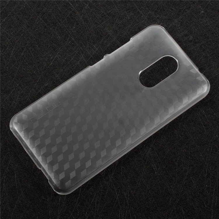 Plastic Mobile Phone Back Cover for Homtom HT37 - Transparent-1