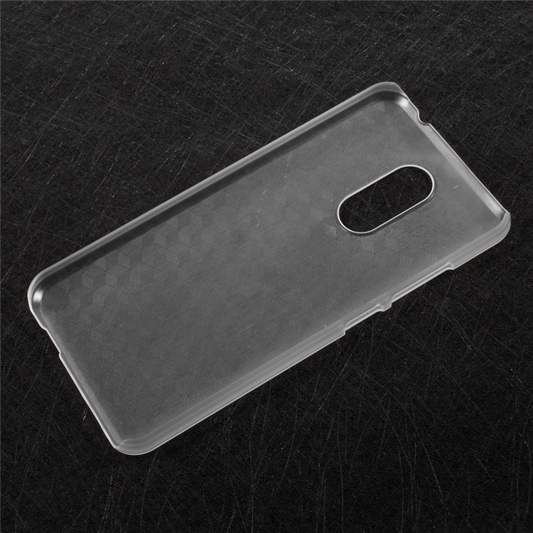 Plastic Mobile Phone Back Cover for Homtom HT37 - Transparent-2