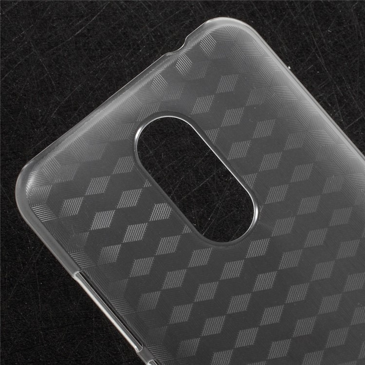 Plastic Mobile Phone Back Cover for Homtom HT37 - Transparent-4