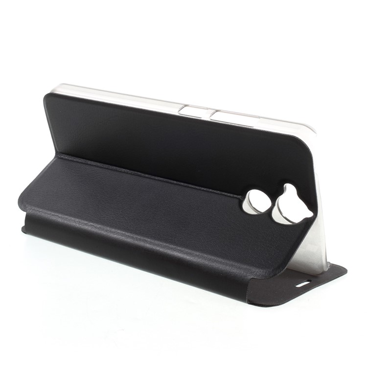 PU Leather Stand Phone Case for Blackview P2 Lite - Black-4