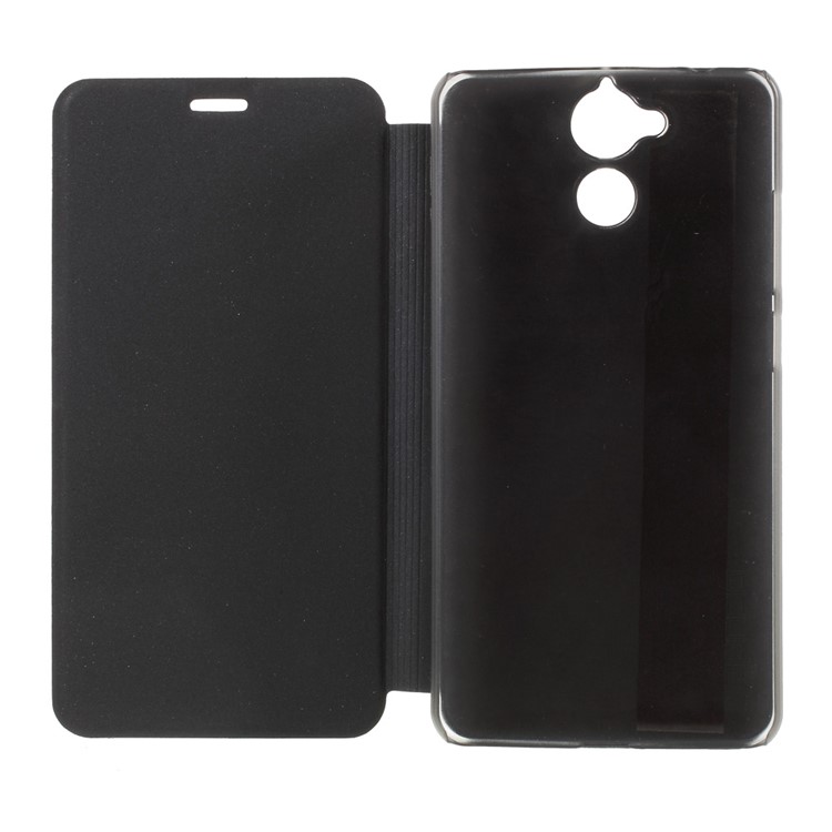 PU Leather Stand Phone Case for Blackview P2 Lite - Black-5