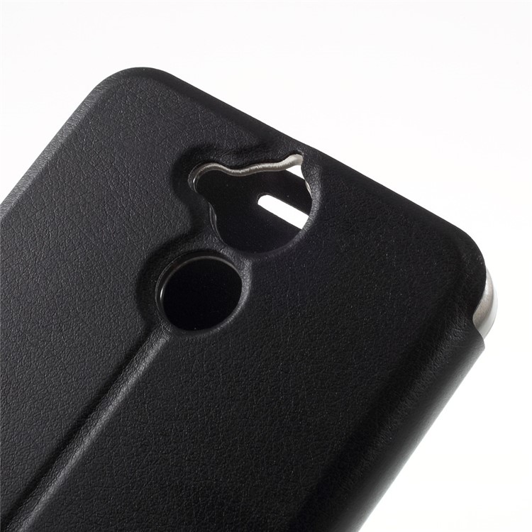PU Leather Stand Phone Case for Blackview P2 Lite - Black-7