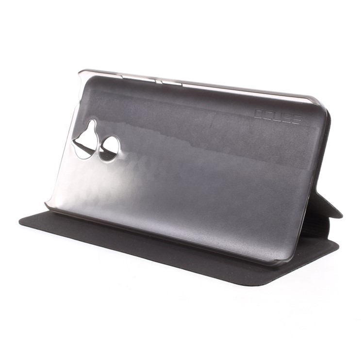 PU Leather Stand Phone Shell for Blackview P2 Lite - Dark Blue-3