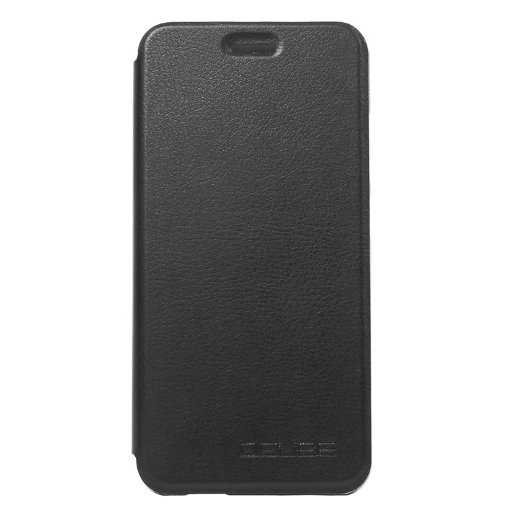 PU Leather Stand Phone Casing for Homtom HT37 - Black-3