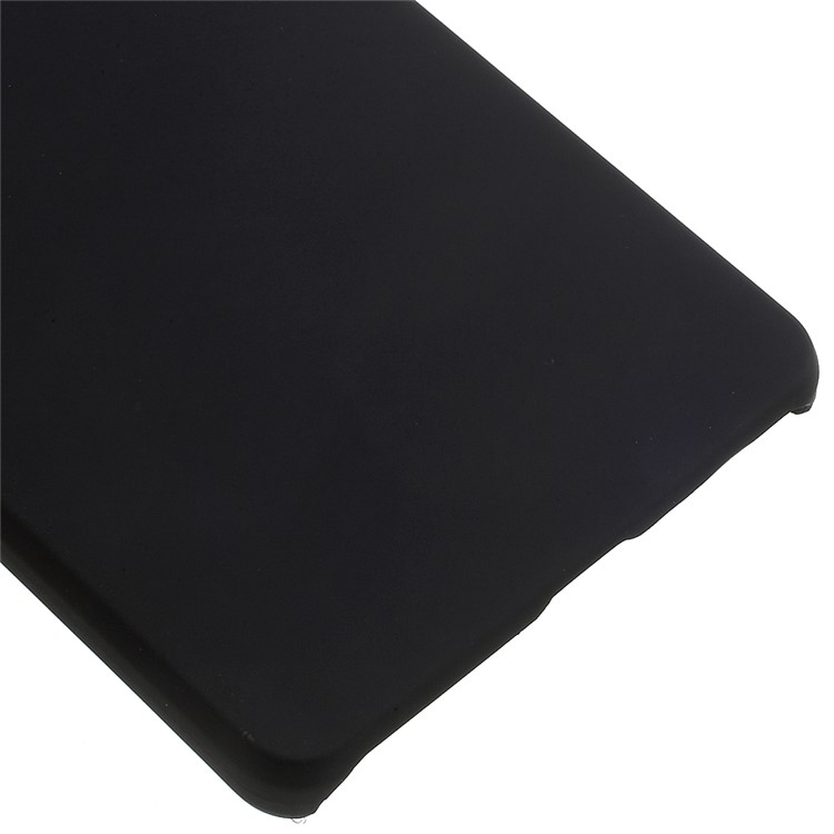 Rubber Coating PC Hard Phone Cover for LYF Water 5 LS5007 - Black-5