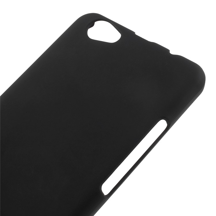 Rubberized PC Phone Hard Case Accessory for LYF Wind 6 LS 5009 - Black-4